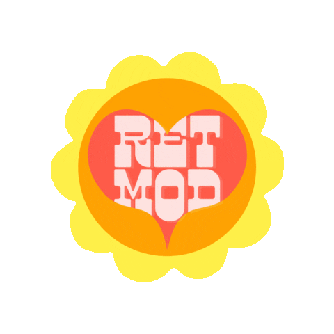 Logo Flower Sticker by RetMod