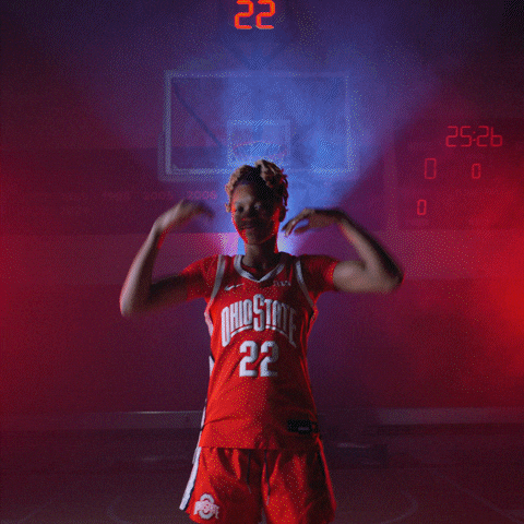 Basketball Hype GIF by Ohio State Athletics