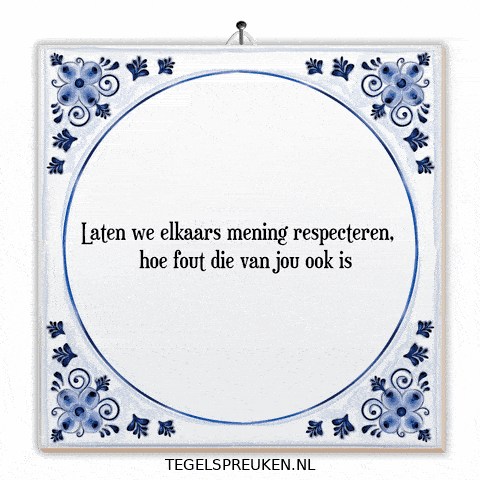Respect Spreuk GIF by Tegelspreuken.nl