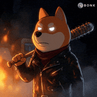 Glowing Eyes Biker Jacket GIF by BONK
