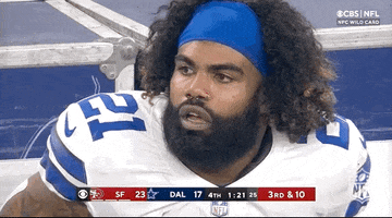 Shocked Dallas Cowboys GIF by NFL