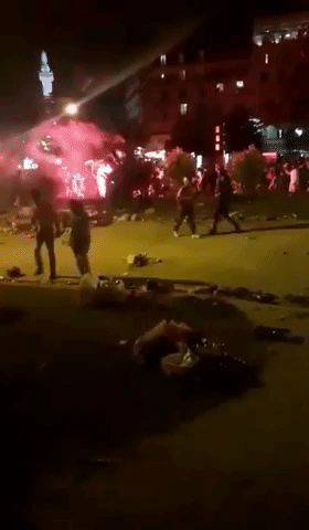 Real Madrid Fans Take to Streets After CL Win
