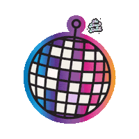 TheDiscoDunks party celebrate sparkle disco Sticker