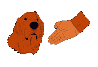 Pet Affection Sticker by The Grateful Dog LA