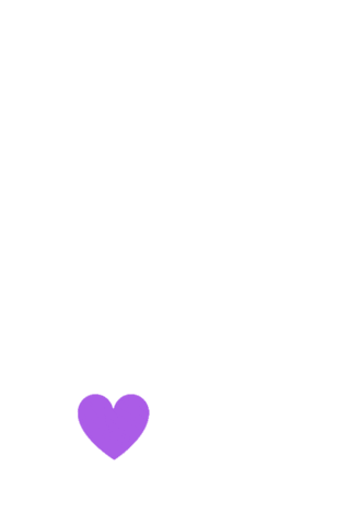 Santiagosouza Heart Lilás Sticker