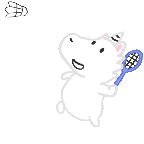 Badminton Cu Sticker by Creative Unicorn
