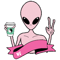 Space Vibe Sticker by Coffee Dose