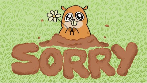 Sorry Animation GIF by Holler Studios