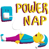 Sleep Charging Sticker by Juan Billy