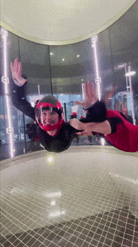 Flying Wind Tunnel GIF by iFLY Indoor Skydiving