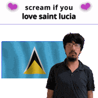 Saint Lucia Lc Sticker