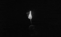 black and white burn GIF