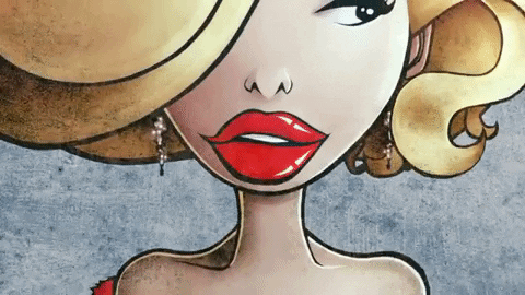 art hair GIF by Amanda Lepore