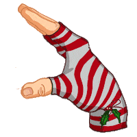 Christmas Duck Sticker by Stickerpacks.design