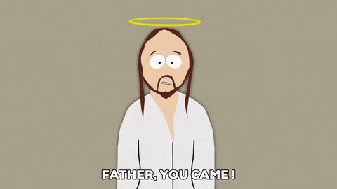 jesus challenge GIF by South Park 