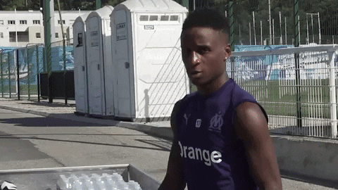 bouna sarr hello GIF by Olympique de Marseille