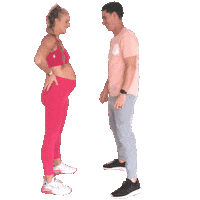 Fitness Kiss Sticker by Danielle Pascente