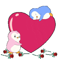 I Love You Heart Sticker by Pudgy Penguins