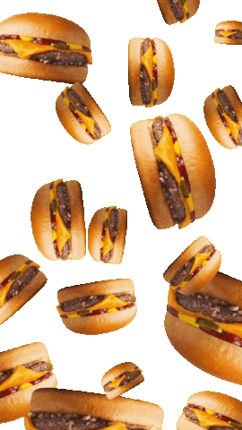 Fast Food Burger Sticker
