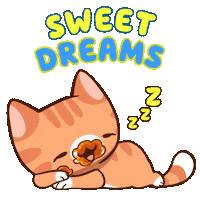 Tired Good Night Sticker by Mino Games