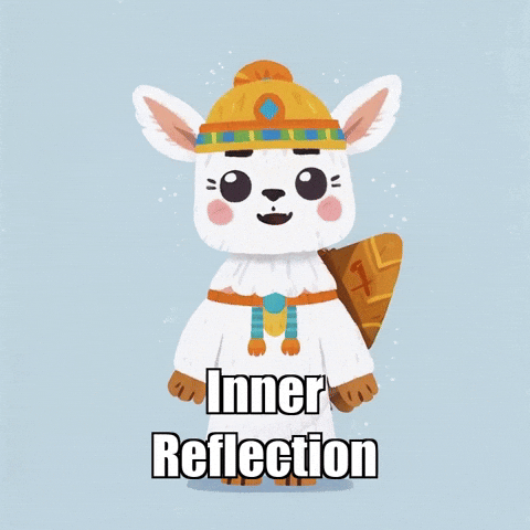Self-Awareness Wisdom GIF by Llamaozi