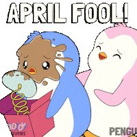 April Fools Penguin Sticker by Pudgy Penguins