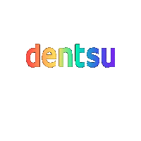 dentsupride dentsu Sticker