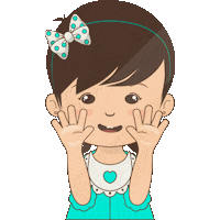 luurzagaste cute smile girl baby Sticker
