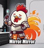 Mirror Mirror Selfie GIF by Zorooster