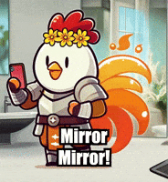 Mirror Mirror Selfie GIF by Zorooster