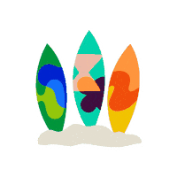 destinationoutpost fun surf waves surfing Sticker