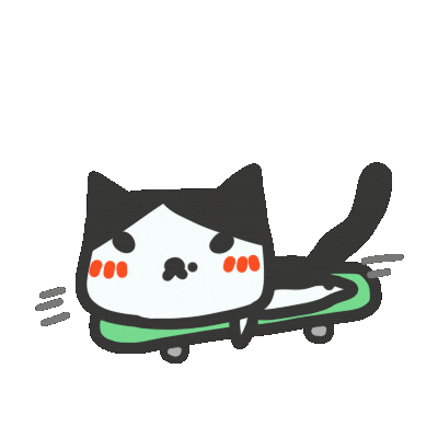 Happy Cat Sticker by yomoyeah
