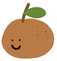 Happy Orange Sticker