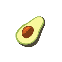 Avocado Vegetables Sticker