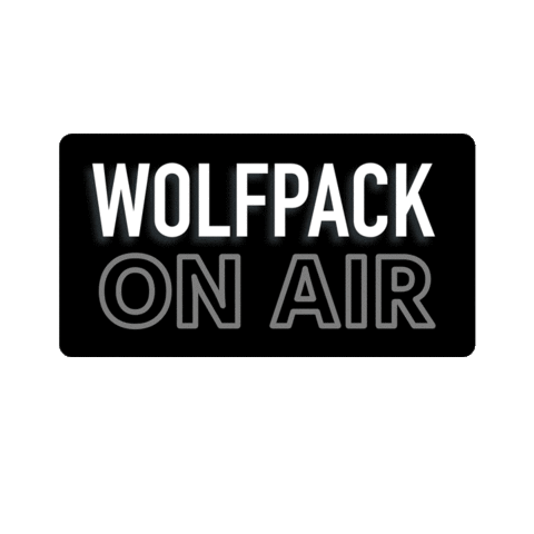 On Air Wolfpack Sticker by cru.singapore