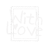 With Love Heart Sticker