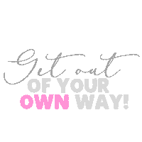 Get Out Of Your Own Way Vsp Sticker by Virtual Success Partners