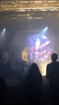 StandUpStacy kick smash microphone stand up stacy GIF