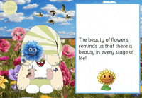 Flower Power Gnome GIF