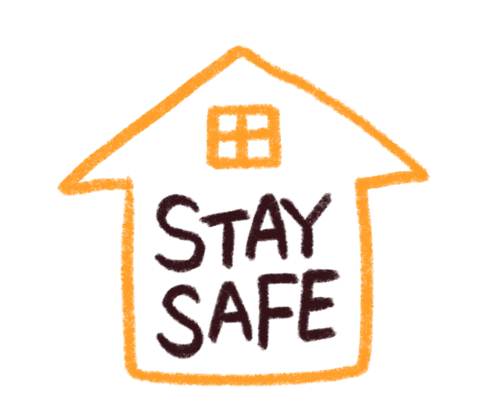Stay Home Sticker