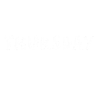majafaber text white thursday majafaber Sticker