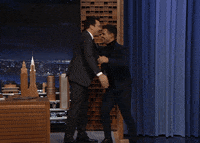 Jimmy Fallon Hug GIF by The Tonight Show Starring Jimmy Fallon