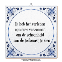 Hoop Wijsheid Sticker by Tegelspreuken.nl