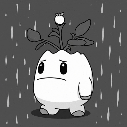 Sad Black And White GIF by Magic Eden