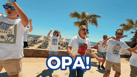 GrecjaMagicTours giphyupload opa zakynthos grecja GIF