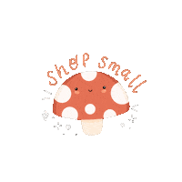 Mushroom Shop Small Sticker