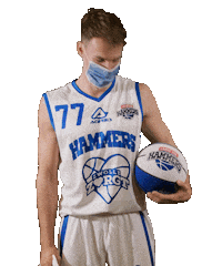 Basketball Center Sticker by Landstede Hammers