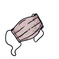 yaizajr dance pink mask covid Sticker