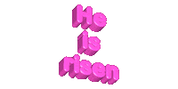 He Is Alive Jesus Christ Sticker