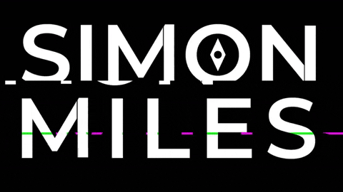 simonmilesmusic giphygifmaker logo glitch dj GIF